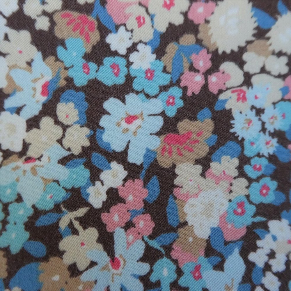 29x21.5 Vintage Ditsy Floral Pants Liz Claiborne Crop Stretch High Waist 10 M - Picture 2 of 8